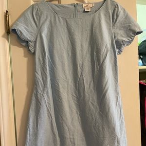 Vineyard Vines-scalloped baby blue dress